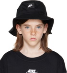 Nike Kids Black Patch Bucket Hat