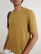 Massimo Alba - Panarea Linen and Cotton T-shirt - Yellow
