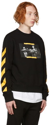 Off-White Black Slim Caravaggio Painting Print Sweatshirt