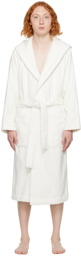 Tekla White Oversized Hooded Bathrobe
