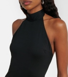 Taller Marmo Ares fringed jersey minidress