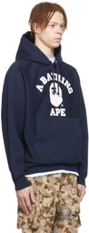 BAPE Navy Classic College Hoodie