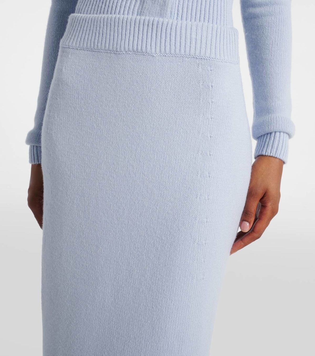 Carolina Herrera Wool and cashmere pencil skirt