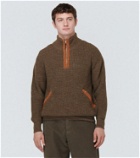 Ranra Bokasafn wool-blend  zip-up sweater