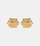 Khaite Crema 18kt gold-plated earrings