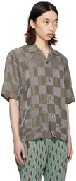 NEEDLES Gray Cabana Shirt