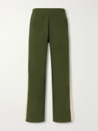 Aimé Leon Dore - Straight-Leg Striped Cotton Sweatpants - Green