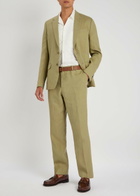 Paul Smith Linen Suit Khaki