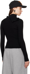Y/Project Black Double Collar Turtleneck