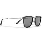 Brioni - D-Frame Acetate and Silver-Tone Sunglasses - Black