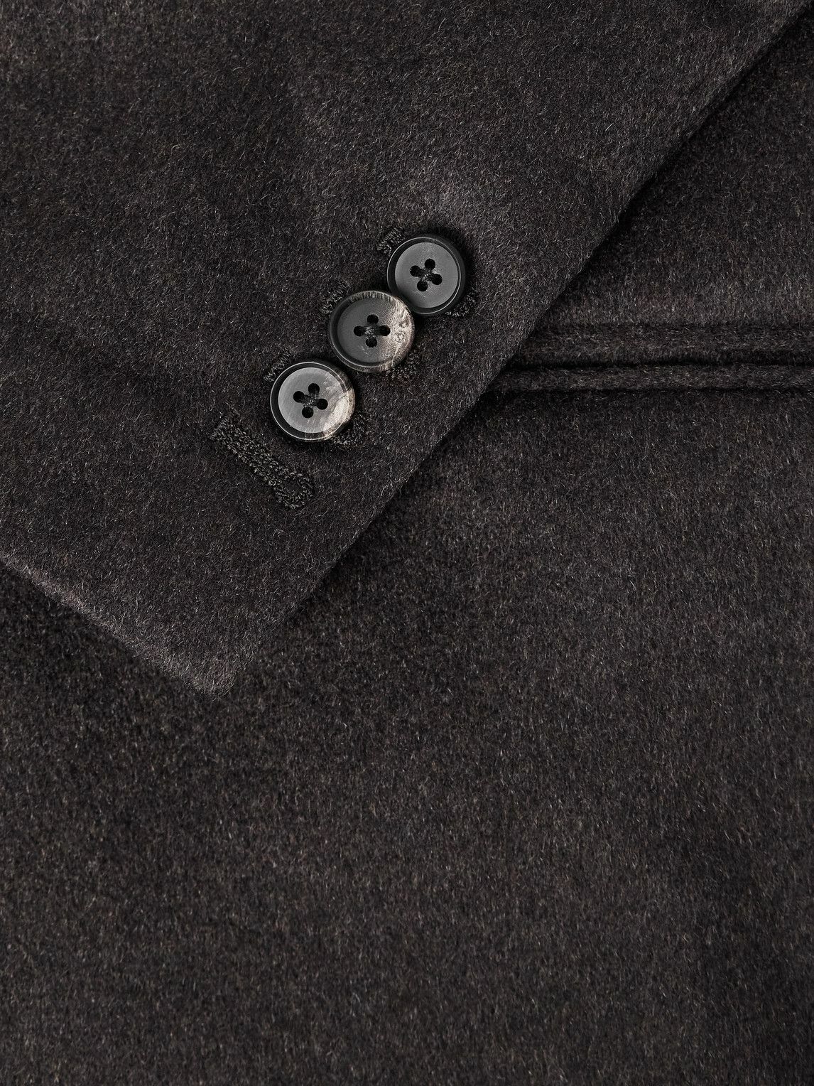 ssstein - Double-Breasted Cashmere Blazer - Brown