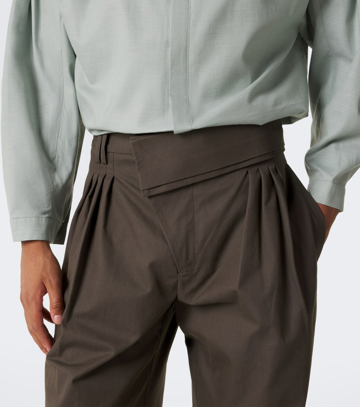 Kiko Kostadinov Dieze cotton wide-leg pants