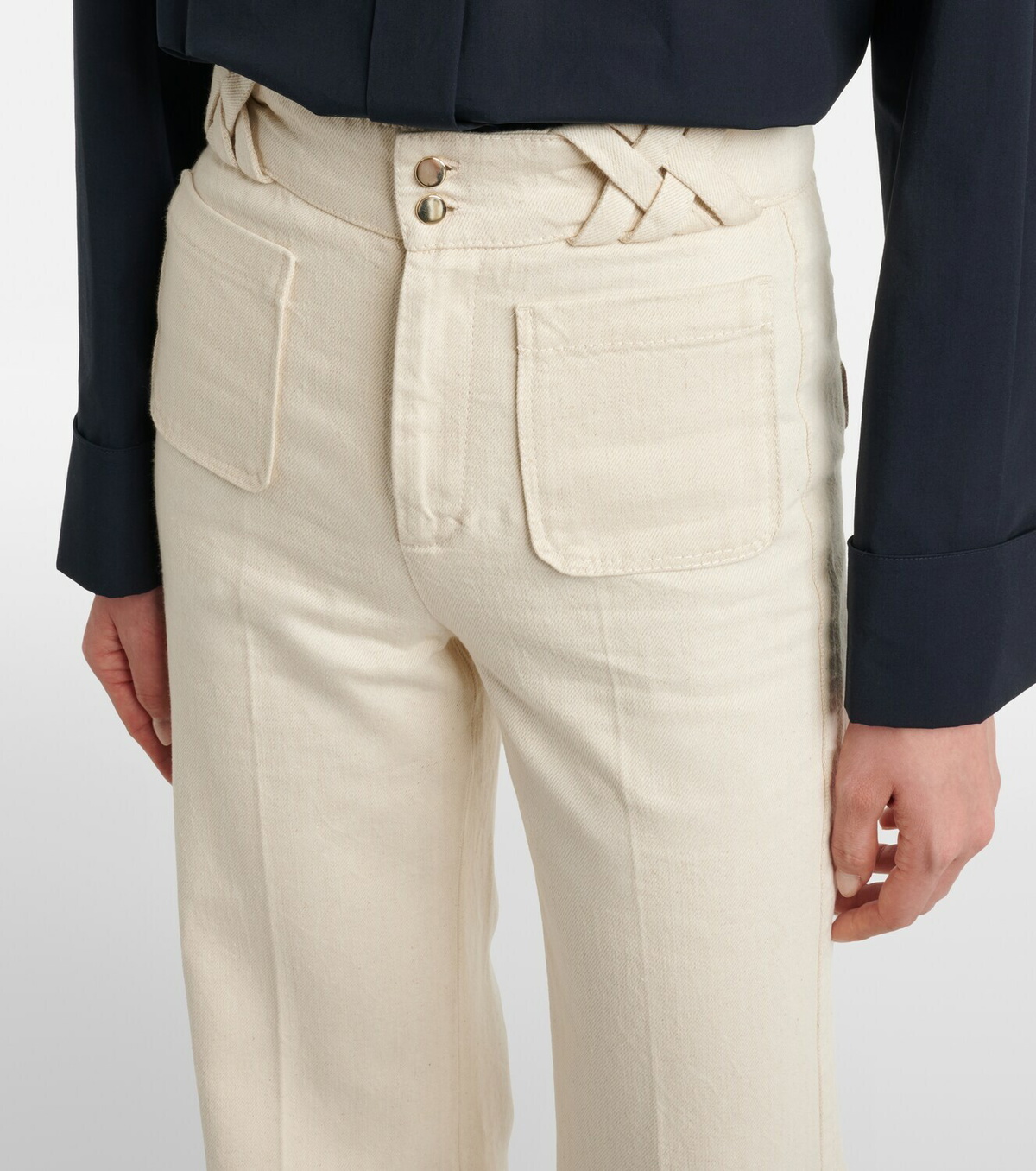 Dorothee Schumacher Summer Of Love cotton and linen wide-leg pants