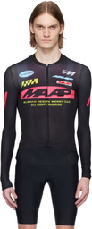 MAAP Black Bleach Design Werks Edition Pro Air LS Jersey