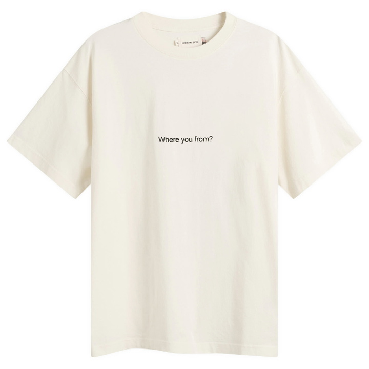Photo: Honor the Gift Men's Where You From T-Shirt in White