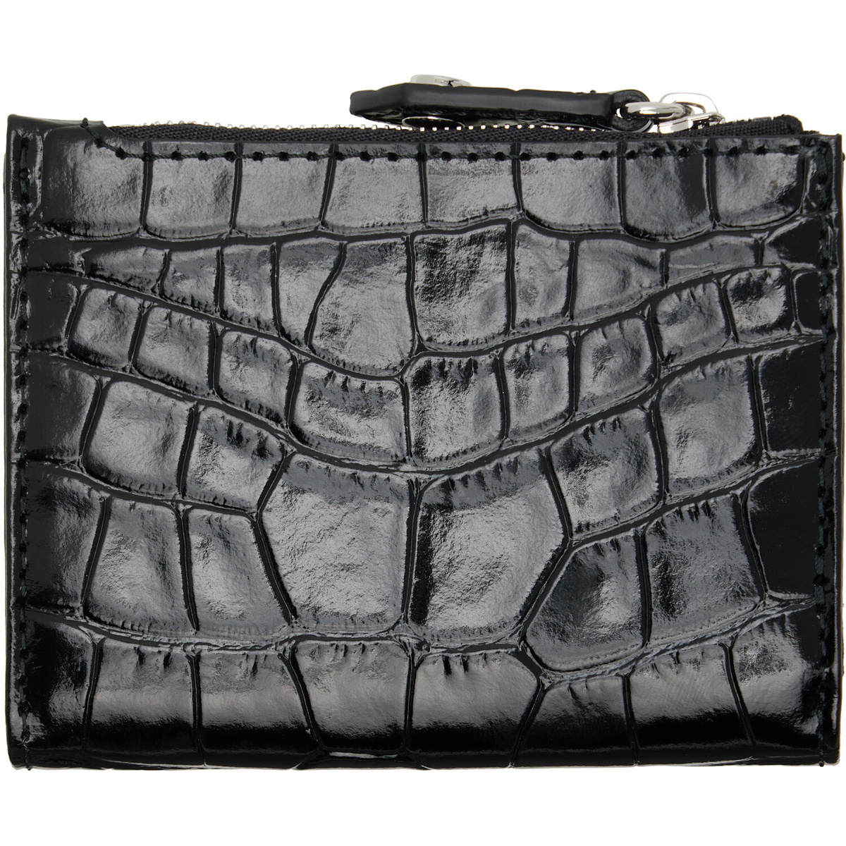 Vivienne Westwood Black Slim Flap Card Holder