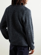 Inis Meáin - Donegal Merino Wool and Cashmere-Blend Shirt Jacket - Blue