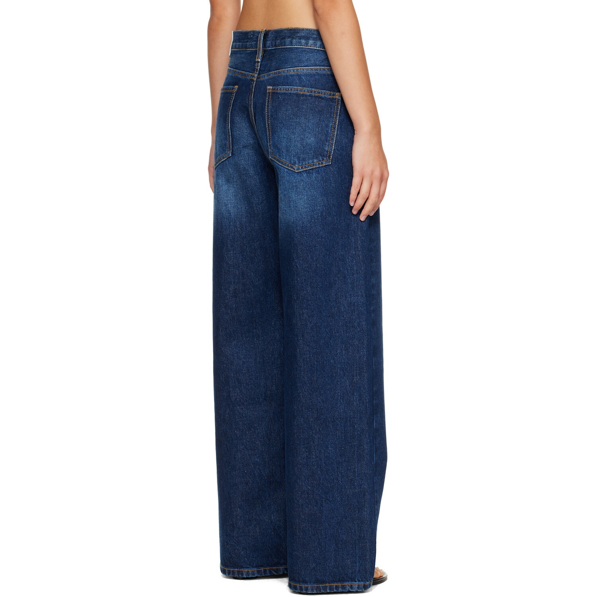 St. Agni Blue Classic Mid Rise Jeans