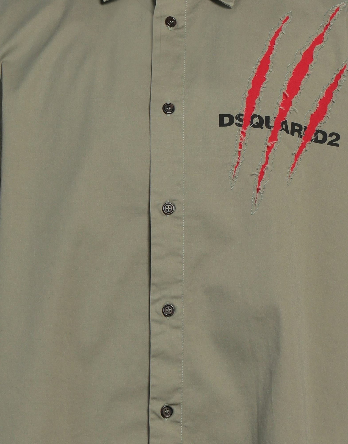 Dsquared2 Mens Shirt Military in Green