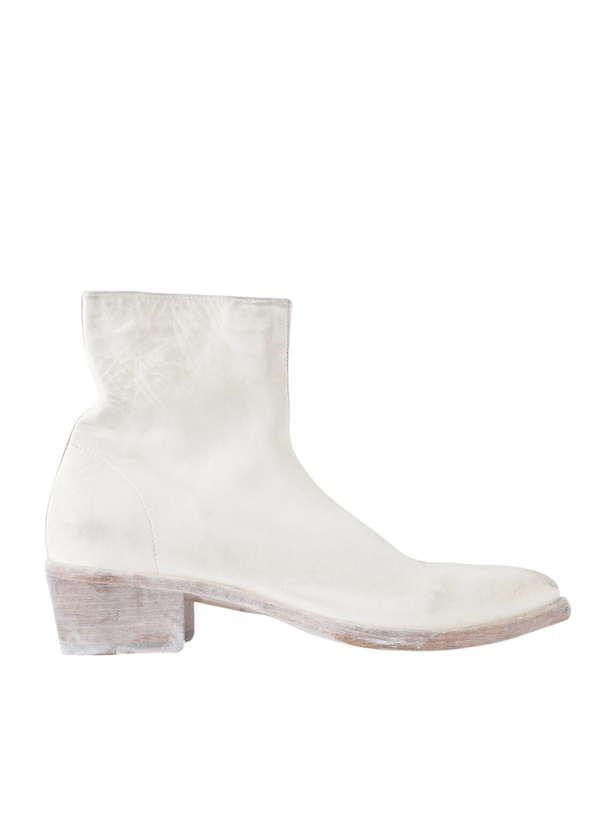 Photo: 424 - Leather Boots - White