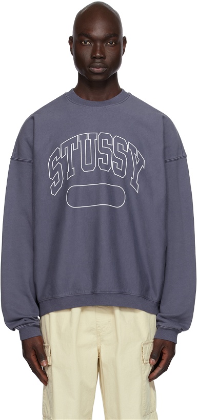 Photo: Stüssy Navy Oversized Sweatshirt