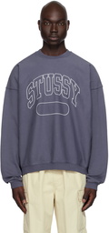 Stüssy Navy Oversized Sweatshirt