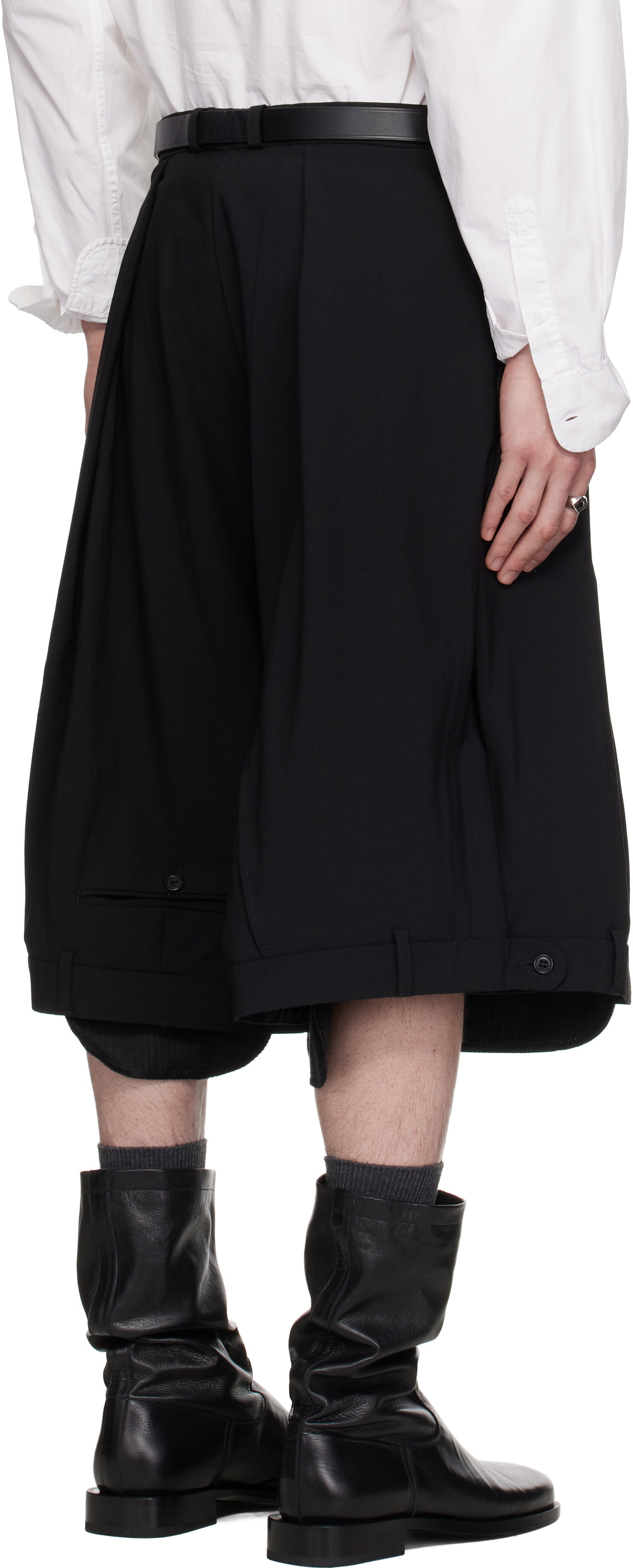 HODAKOVA Upside Down Wide Trouser Shorts