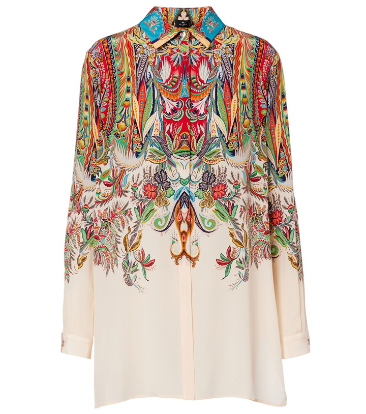 Photo: Etro Printed silk shirt
