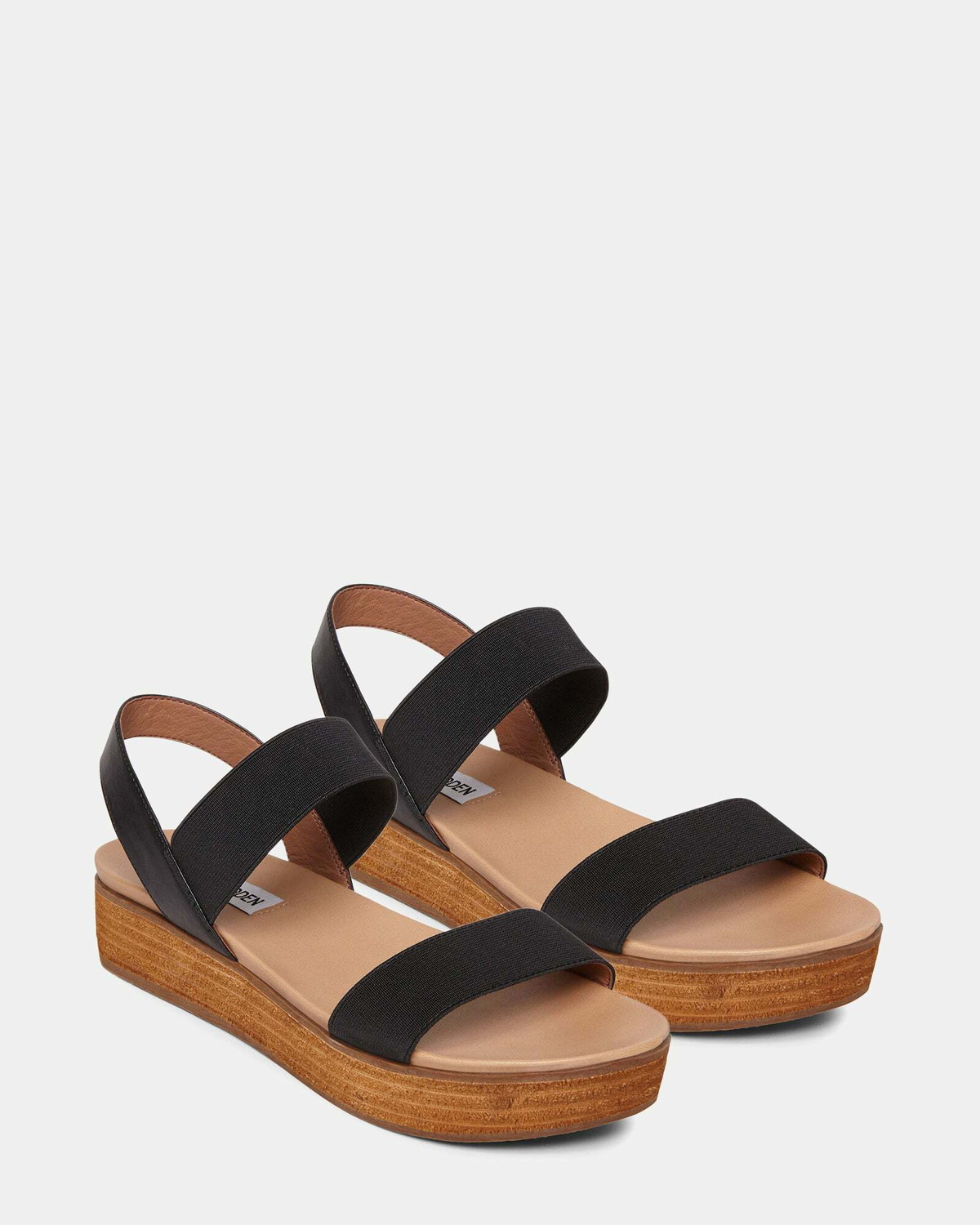 Steve Madden Agile Sandals in Black