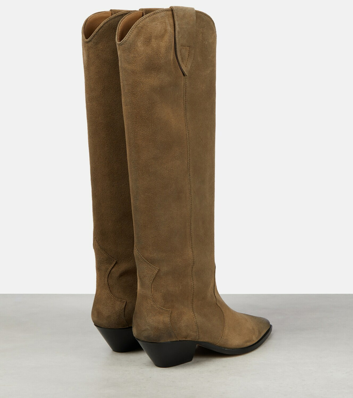 Isabel Marant - Lomero suede knee-high boots