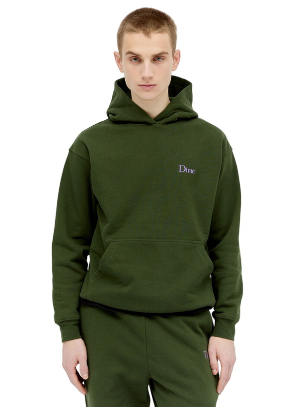 Photo: Dime Classic Small Logo Hooded Sweatshirt