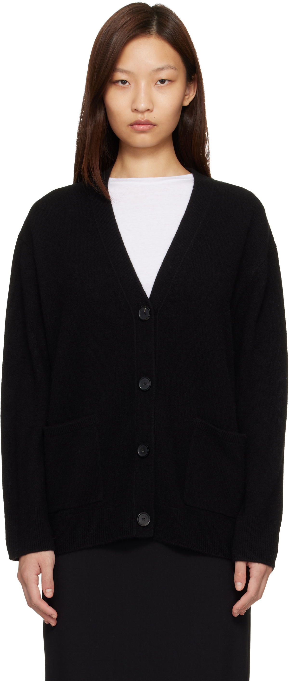 ANINE BING Black Jackson Cardigan