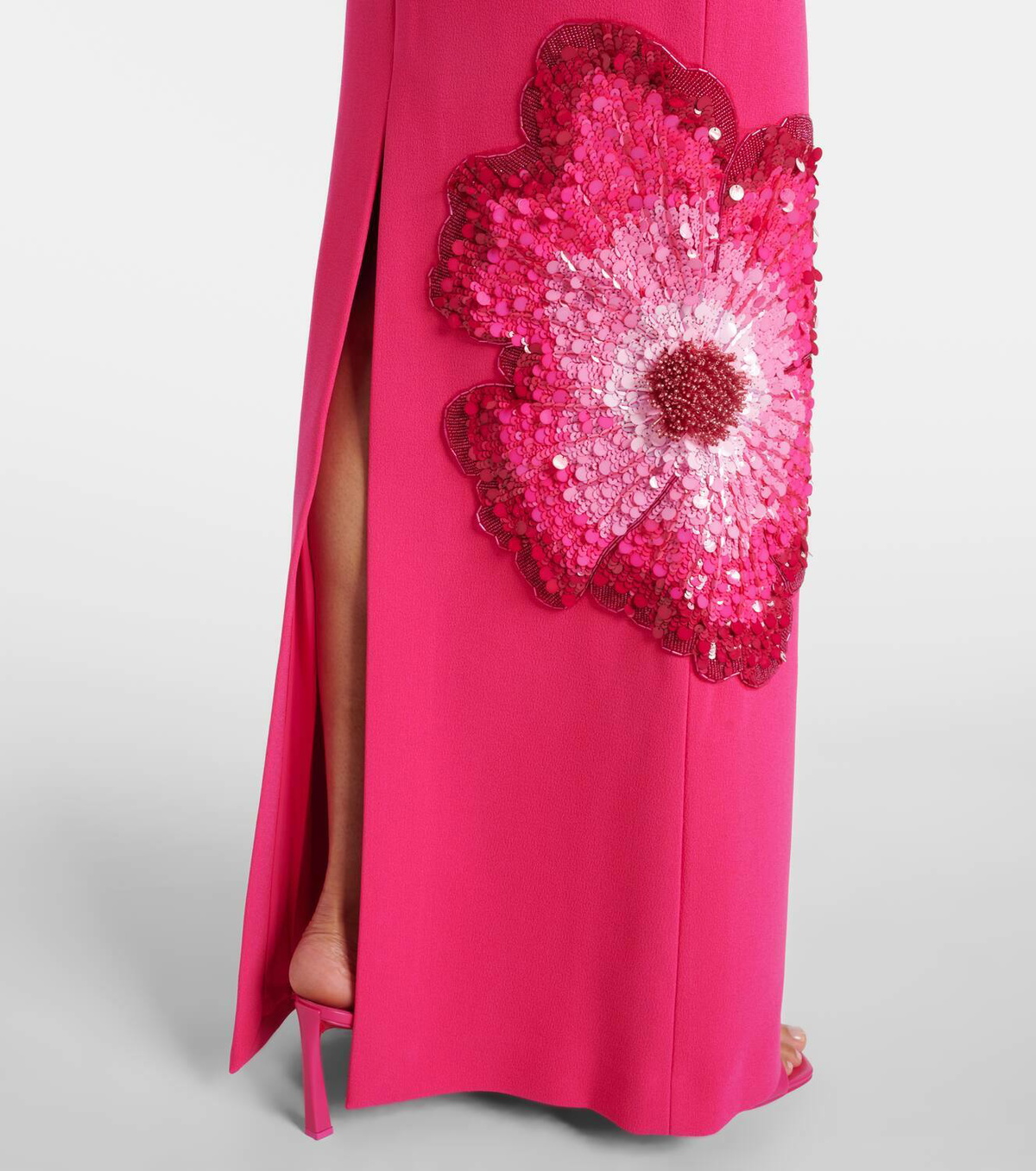 Rebecca Vallance Layana embellished strapless gown Rebecca