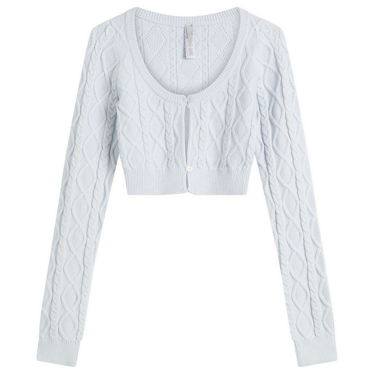 SKIMS Women's Snow Bunny Cardigan in Zen Blue