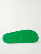 Bottega Veneta - Carpet Embossed Rubber Slides - Green