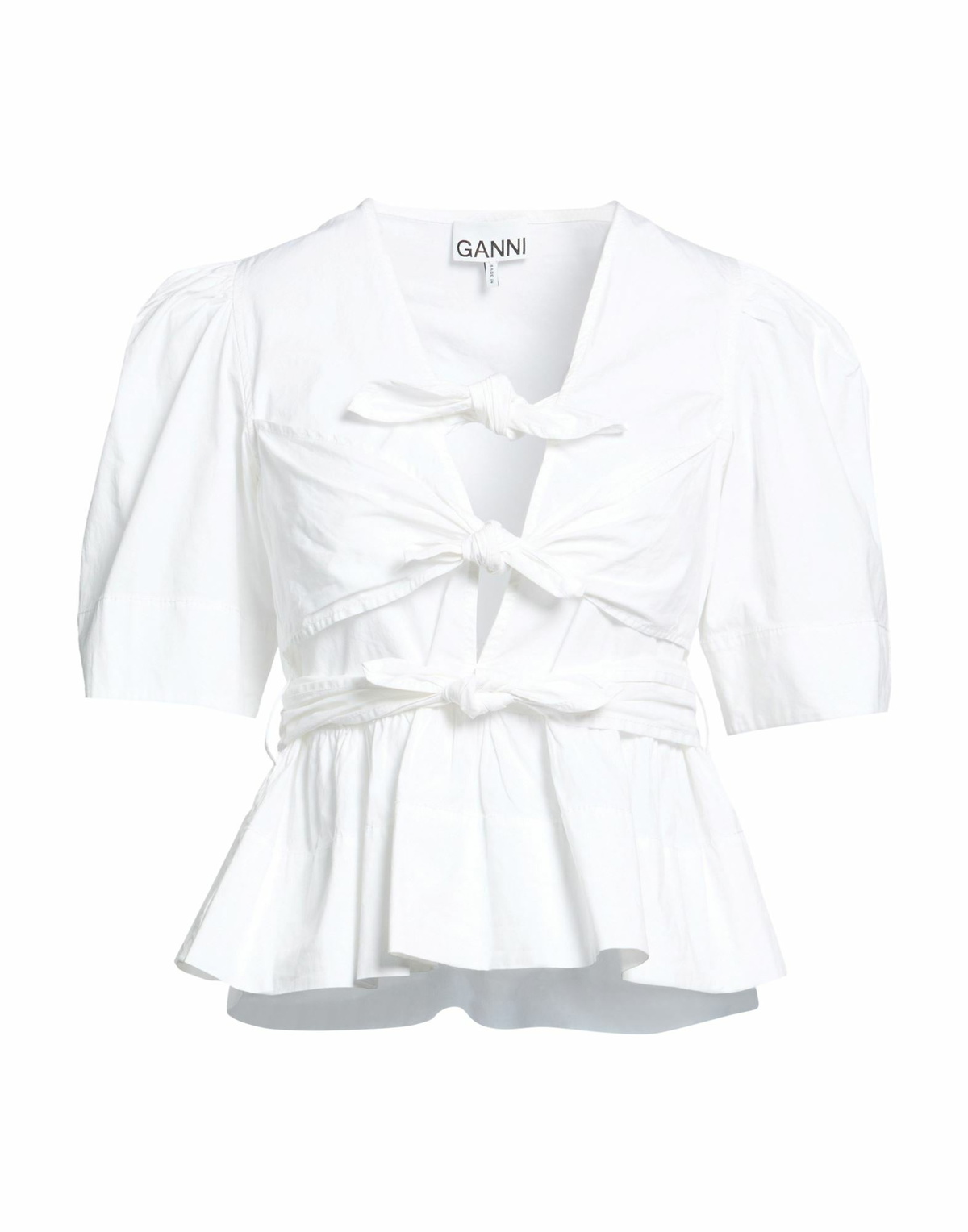 Ganni Womens Top in White
