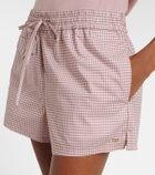 Valentino Gingham cotton shorts