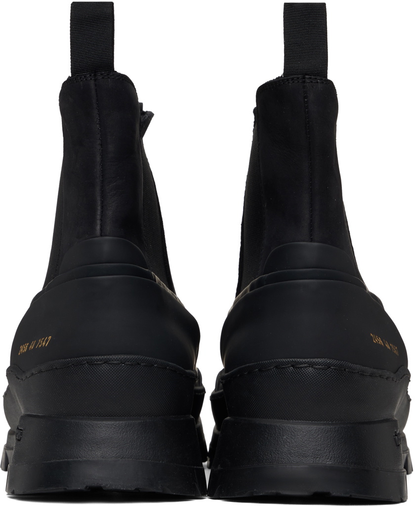 Common Projects Black Hiker Chelsea Boots