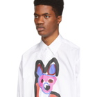 Maison Kitsune White Acide Fox Causal Shirt