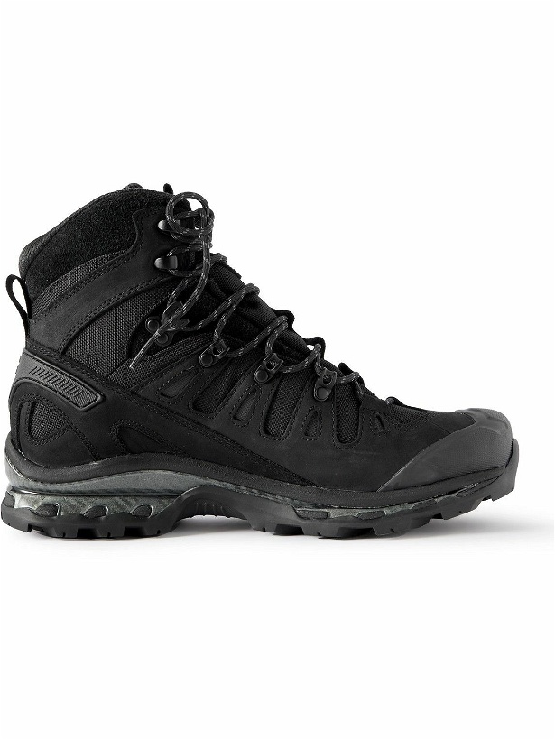 Photo: Salomon - Quest 3 Advanced GORE-TEX™ Mesh and Suede Hiking Boots - Black