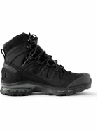Salomon - Quest 3 Advanced GORE-TEX™ Mesh and Suede Hiking Boots - Black