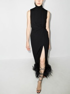 16Arlington Maika Feather Trim Dress