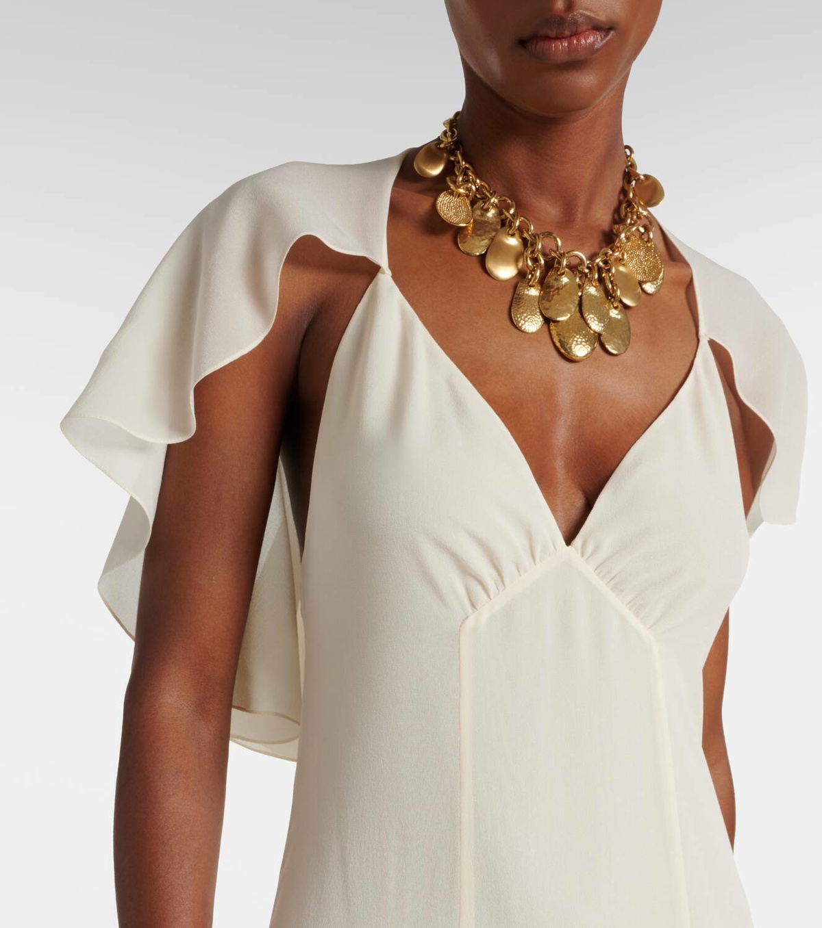 Chloé Silk chiffon midi dress Chloe