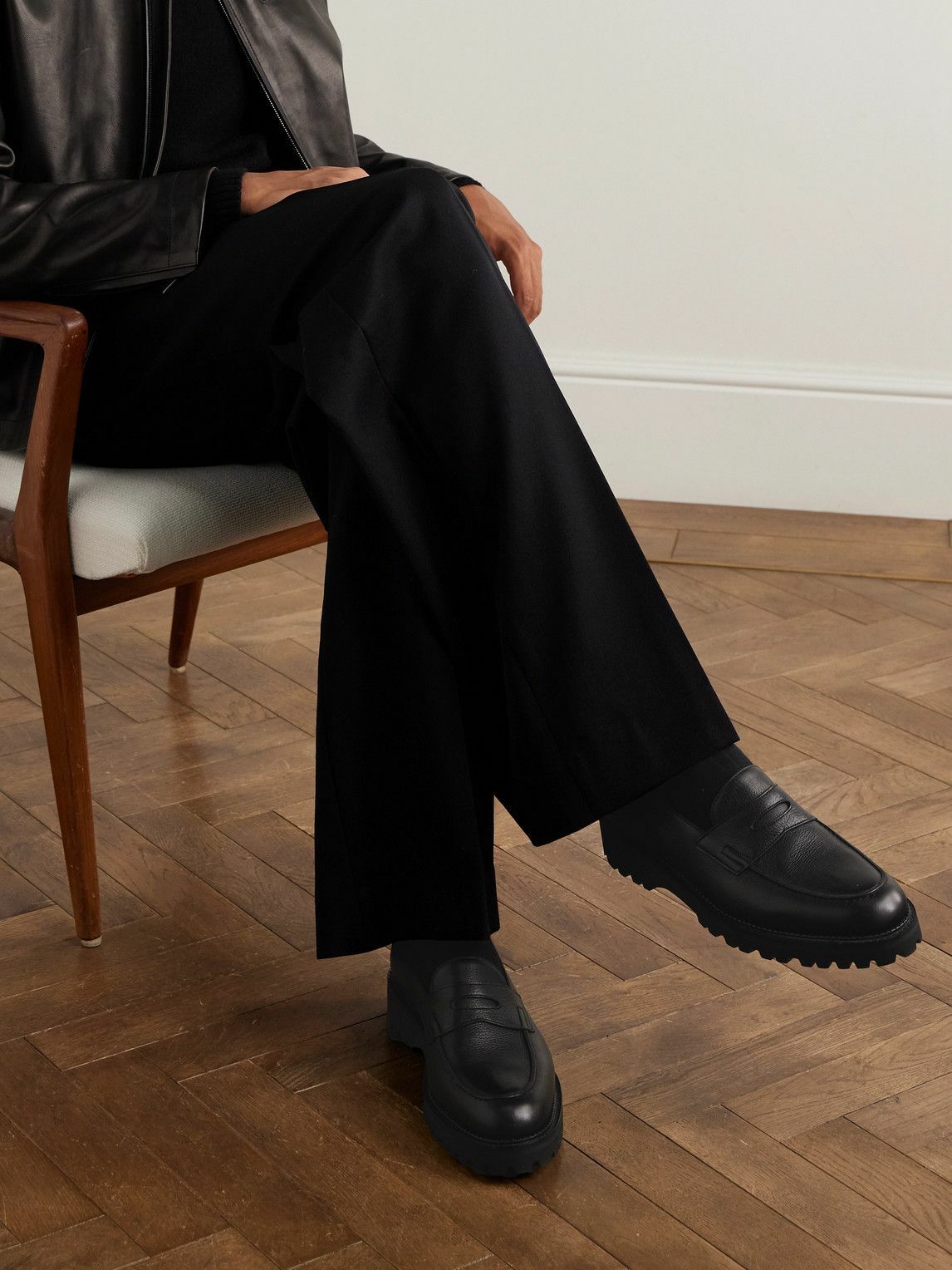 John Lobb - Lopez New Standard Leather Penny Loafers - Black John Lobb