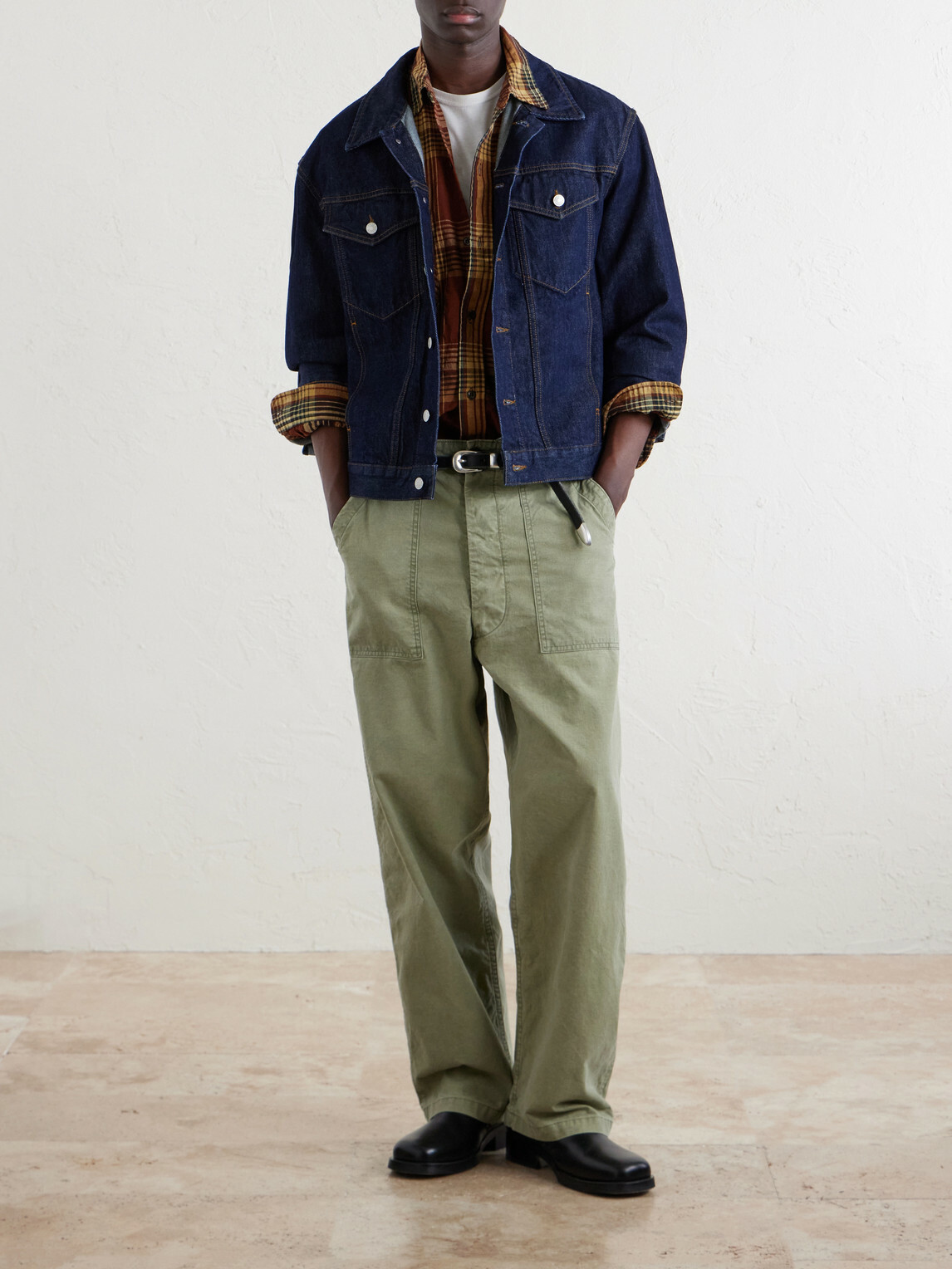 OrSlow - Summer Fatigue Straight-Leg Cotton Trousers - Green