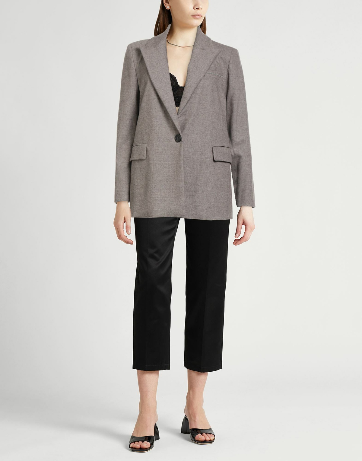 Peserico Womens Blazer Khaki
