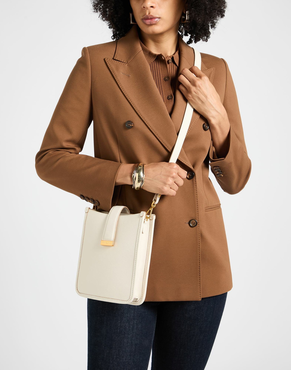 Gianni Chiarini Womens Cross-body bag Ivory