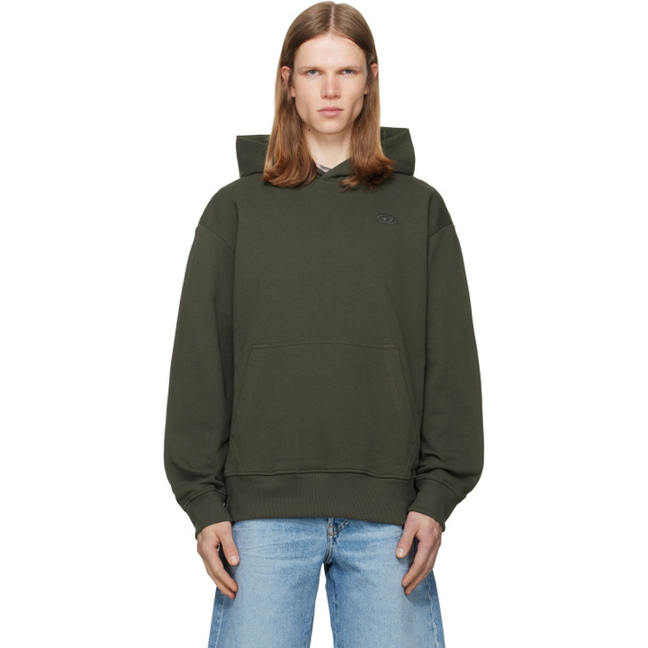 Photo: Diesel Brown S-Macs-Hood-Megoval-D Hoodie