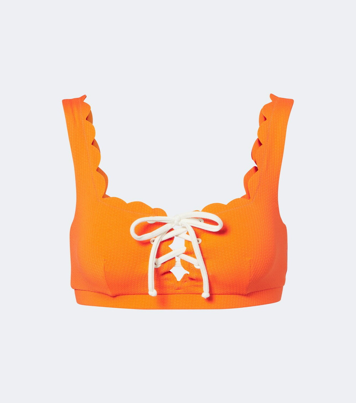 Marysia Palm Springs scalloped bikini top