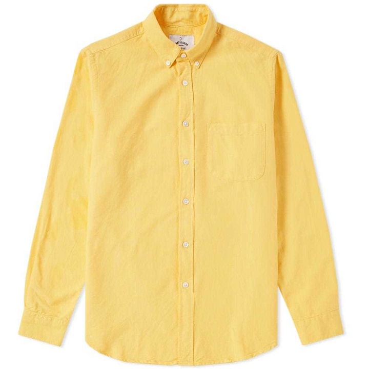 Photo: Portuguese Flannel Button Down Bellavista Oxford Shirt Yellow
